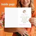 Funny Double-Sided Mother's Day Card for Mom, Awesome Mom Card from Son Daughter with Red Envelope and Sticker