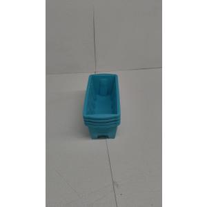 Ice Block Mold for Ice Bath - Extra Large Ice Block Mold,4 -Pack Ice Bath Ice Mold, 15lb Ice Block, Ice Maker for Cold Plunge or Coolers, Reusable Steel Reinforced Silicone Molds, Cold Plunge Ice Mold, Blue 