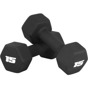 CAP Barbell Neoprene Dumbbell Weights Pairs & Sets | Multiple Colors (15 lb Pair)
