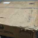 31.5" Round Coffee Table with Storage, Mid Century Modern Coffee Table with Shelf & Sliding Door,Small Dining Table Fluted Center Table for Living Room,Walnut