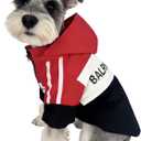 Dog Raincoat, Waterproof Dog Rain Jacket with Detachable Hood, Rain Coat with Smooth Zipper, Elastic Cuff for Small Dogs, Outdoor Adventures/Walking Lightweight Dogs L 