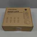 Fingerprint Keypad Deadbolt with Handle Set, Keyless Entry Door Lock, Door Locks for Front Door Lock Set, App Control, Auto Locking, Easy to Install, Matte Black