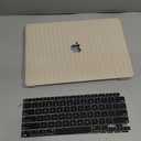 Woven Case for MacBook Air 13 inch Case 2022-2018 M1 A2337 A2179 A1932,Cover for MacBook Air M1,Protective Leather Woven Textured Hard Shell&Keyboard Cover for Mac Book Air13,Boho Beige