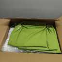 Outdoor Chair Cushion 19 x 19 x 4 Inches Patio Furniture Outdoor Waterproof Seat Cushion, Patio Chair Cushion with Handles and Ties, Square Dining Chair Cushion Set of 4, Grass Green