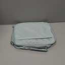 SUNEE Bible Cover for Women, Large Bible Bag w/Shoulder Strap Carrying Book Case w/Pen Slots and Zippered Pocket, Gift for Women & Men, Sage Green