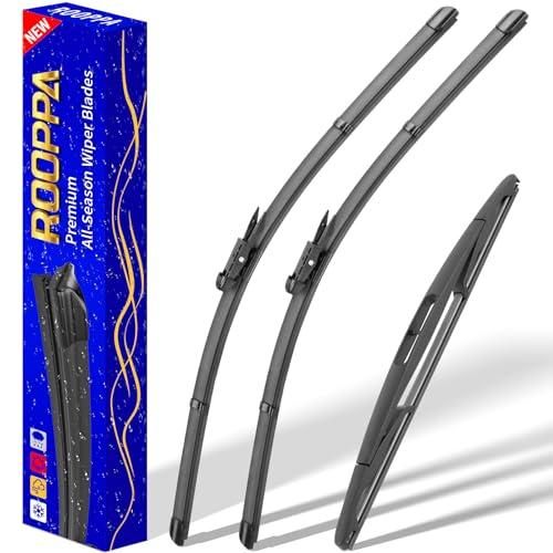 3 wipers Replacement for 2012-2017 Buick Enclave, Windshield Wiper Blades Original Equipment Replacement - 24"/21"/12" (Set of 3) Pinch Tap