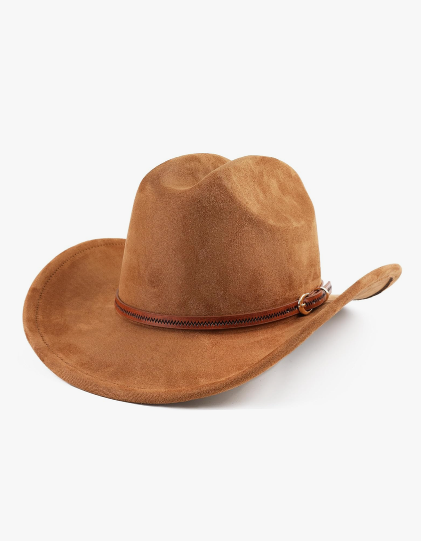 Cowboy Hat for Women and Men Wide Brim Western Cowgirl Hat