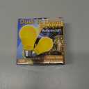 Gonhom Dusk to Dawn Bug Light Bulb Outdoor,2 Pack Amber Bug Light Bulb,Auto On/Off,10W(100W Equivalent),E26 Base,Bug Lights for Outside.Home Hallway Porch Lights.Decorative Lamps.Bedroom