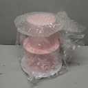 Novabright 2 Tiers 4' 6' Pink Bow Pearl Fake Cake Round Prop Cake Birthday Decorations Artificial Wedding Dessert Props Pink Bow Topper for Display Photography Women Birthday Gift