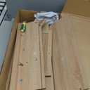 Bathroom Wall Storage Cabinet, Medicine Cabinet with Adjustable Wood Shelf & Doors, Over The Toilet Storage Cabinet for Laundry Room & Kitchen & Living Room (Natural Oak)