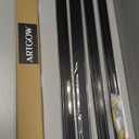 ARTGOW Metal Floating Frame for 32"x32" Canvas Oil Paintings, DIY Canvas Frame with 1.5" Deep, Floater Frames for Prints Wall Art/Portrait/Landscape Living Room Bedroom Kitchen Decor (Black)