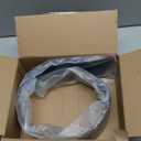 Soft Carbon Fiber Car Door Anti Kick Panel Trim Sticker Compatible with Chevrolet Corvette C8 2020-2026, Inner Door Anti Kick Decorative Panel Protection Accessories 2Pcs (Black)