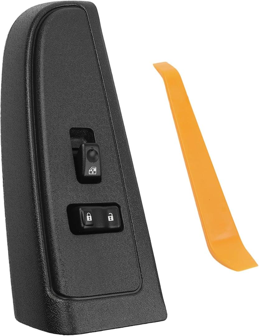 Front Passenger Window Switch with Black Bezel Compatible with 2003-2006 Chevrolet Silverado Suburban Avalanche Tahoe GMC Sierra Yukon Cadillac Escalade 19115820