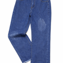 Women’s Dark Blue Denim Jeans – Size M, Casual Comfortable Fit