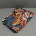 1000 Thread Count Pillowcases Set of 2-100% Organic Washed Cotton 20"x30" Queen Pillow Cases with Zipper, Floral Pattern Soft Skin-Friendly Bed Pillow Cover for Comfy Sleeping