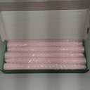 10 Inch 10 Pack Soft Baby Pink Spiral Taper Candle Set, Dripless Long Burning Time Candlesticks for Dinner Baby Shower Party Brithday Wedding Engagement Party and Home Decor