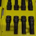 Topec Outside 8pcs Locking Lug Master Key Set, SAE/Metric Disassembly Sleeve, Wheel Lock Removal Kit for The Purpose of Easily Removing Locking Lug Nuts on Aftermarket Wheels