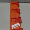 Tools Wall Mount Battery Holder for Milwaukee M18 18V – Heavy-Duty ABS Storage Rack, UV-Stabilized, Easy 5-Screw Install, Red Organizer for Workshop, Van, or Trailer