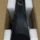 Ceiling Fans with Lights,36" LED Fan Light Hanging with Hook,Plug in Ceiling Fan Light,Hook Type Ceiling Fan,40W,3000-6500k,Remote Control,Portable Fan for Camping Bed,Patios,(Black)