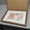 A3 Wooden Picture Frame 8.5x13 With Mat or A3 Without Mat Wall Display with Plexiglass