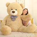 MaoGoLan Big Teddy Bear, 6 Feet Life Size Huge Plush Stuffed Animal, Adorable and Soft Teddy Bear Gift for Christmas, Valentine's, Birthday, or Long Distance