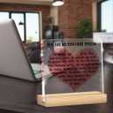 Love Gifts for Her, Anniversary Valentines Day Gifts for Her Wife Girlfriend You Are My Favorite Person Acrylic Desk Plaque Sign Home Decor