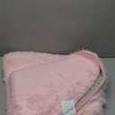 OLANLY Pink Round Rugs for Bedroom - Machine Washable, 4 ft Circle Area Rugs for Living Room, Soft and Fluffy Shaggy Carpet for Teen Girls and Boys, Nursery Rooms, Dorms, Home Decor Aesthetic