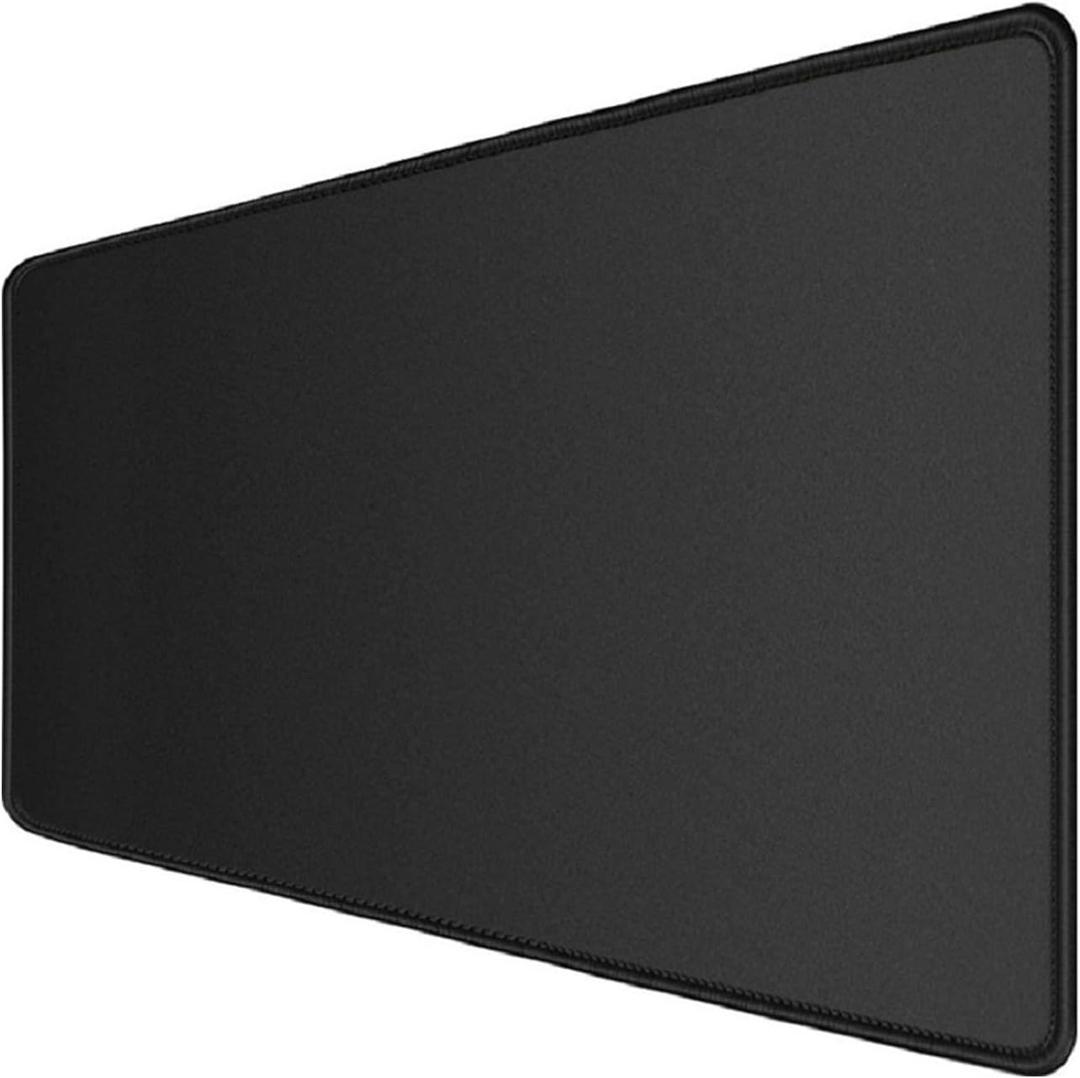 HGWALP Large Gaming Mouse Pad,31.5 x 11.8 inch with Stitched Edges,Extended Mousepad,Durable Non-Slip Natural Rubber Base,Washable Keyboard Pad,Desk Pad for Gamer,Office & Home,Black
