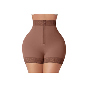 FeelinGirl Body Shaper for Women Butt Lifting Shapewear Tummy Control Panties with Hook Zipper Closure M