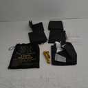 ULIGOOD Portable Blackout Shades (118" x 57") Travel Window Blackout Curtains, 100% Blackout Material Temporary Blackout Blinds for Baby Nursery, Bedroom, Caravan, Office or Travel Use