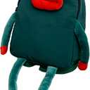 Frog Backpack Purse for Women - Student Frog Cartoon Bag Travel Daypack Casual Fashion Work Shopping Small Bag,Navy