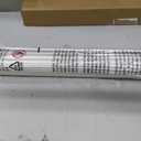 UNISHADES no Drill Cordless Roman Shades for Windows, 30" W × 64" H - 100% Blackout - Linen - Mist White