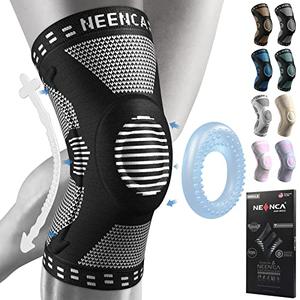 NEENCA Professional Knee Brace for Pain Relief, Medical Knee Support with Patella Pad & Side Stabilizers, Compression Knee Sleeve for Meniscus Tear, ACL, Joint Pain, Runner, Workout Size Small