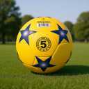 Thick Rubber Soccer Ball. Strong core. Size 5. Indoor and Outdoor Play. Ships deflated