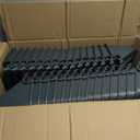 30 Pack Vertical Garden Planter, 13 inch Wall Mounted Planter for Patio Indoor Outdoor Decor, Garden Self Watering Pot Balcony Plant Vegetable Fruit Herb Hanging Pocket Holder Flowerpot(Black)