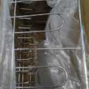 GSlife Small in Sink Dish Drying Rack - Stainless Steel Compact Dish Drainer for RV Kitchen Apartment Sink, Rust Resistant Inside Sink Rack, 12 Person Households, 11.6" W x 13.4" L, Silver