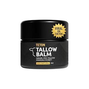 OG Balm – 4oz Grass-Fed Tallow Balm for Face, Hands & Body – Handmade in NJ – No Plastic – Small Batch Moisturizer for Dry Skin, Fine Lines, Blemishes – Honey, Beeswax & Frankincense