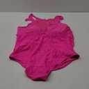 AI'MAGE One Piece Swimsuit Women 2025 Tummy Control Bathing Suits Ruched Modest Full Coverage Swimwear, Color Pink, Size L
