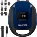 Polotrag Paddle Board Pump, SUP Electric Pump, Professional 20 PSI Portable Air Compressor with Auto-Off, Deflation Function and 12V DC Car Cigarette Lighter for Inflatables, Kayaks and Boats