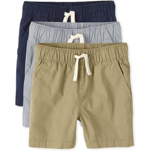 The Children's Place Boys and Toddler Essential Jogger Shorts (5T, Multi Color)