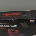 Mellif Power Grease Gun Compatible with Milwaukee 18v Battery - Tool ONLY, 10,000 PSI, Brushless Motor, 5 Variable Speed, 14 OZ Capacity, 30" Hose, Built-in LED, Safety Lock, Low-Voltage Protection (Red for Milwaukee)