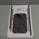 pickpiff Necklace Holder Jewelry Organizer Stand  2Tier TBar Jewelry Display Tree with Tray for Countertop Necklace Bracelet Earring Storage, Vanity Dresser Bathroom Sink, Black