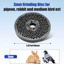 5PCS 148mm Feed Pellet Machine Plate 2.5mm 3mm 4mm 6mm 8mm