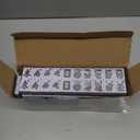Yellow Mountain Imports American Mahjong Tiles, Harbor Tide 166 Melamine Pieces with Chinese Characters, Western Letters & Numerals, Tiles-Only Set
