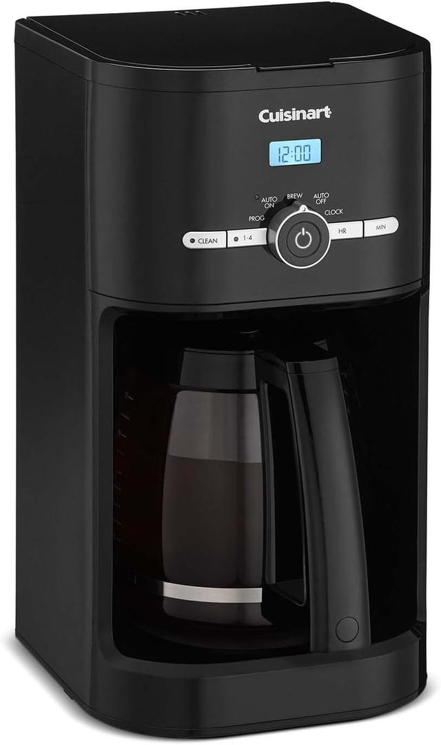 Cuisinart Classic 12-Cup Programmable Coffeemaker, Black, DCC-1120BKNAS
