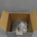 Stainless Steel Paper Towel Holder Countertop, Modern Spiral Cover Design,Keep Paper Towel Clean,Weighted Base for Stability, Freestanding Easy One-Handed Operation for Kitchen Bathroom,Silver