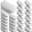 Pushglossy 24 Pcs Water Polishing Pads Compatible with Fluval 106/107/206/207 Filter Media Value Pack Clear Quick Replacement Aquarium Filter Media Compatible with Fluval Canister