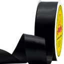 Double Face Black Satin Ribbon 1-1/2 inch X 50 Yards Polyester Black Ribbon for Gift Wrapping Weddings Party Hair Bow Invitation Decorations and More