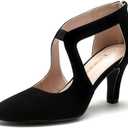 WuORWu Women's Closed Toe Pumps Size 11