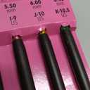 Susan Bates Crochet Hook Set SZ E4-K105, Sizes E4/3.5mm to K10.5/6.5mm